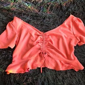 Pink Croped Blouse